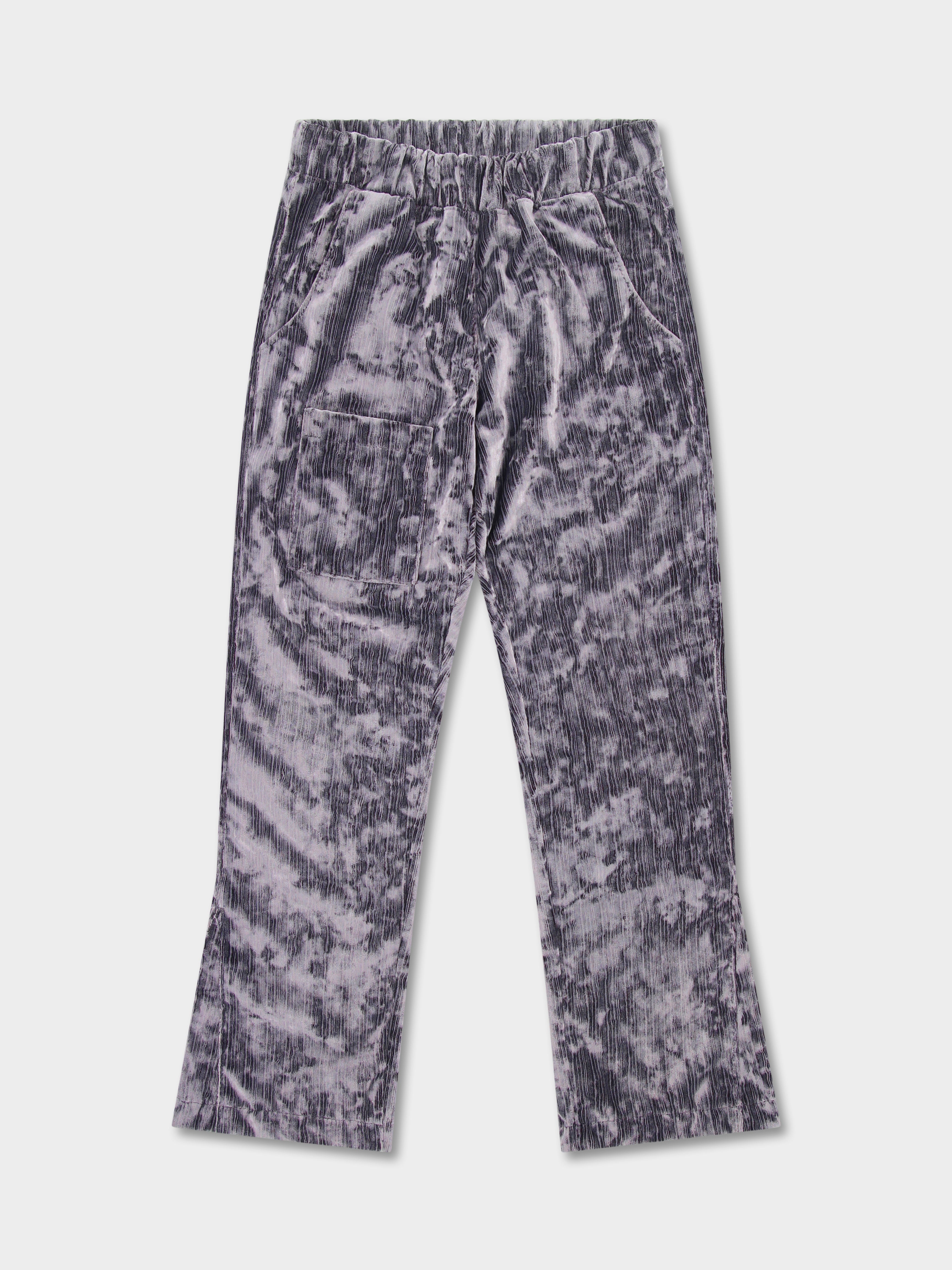 Flared Jacquard Velvet Pant