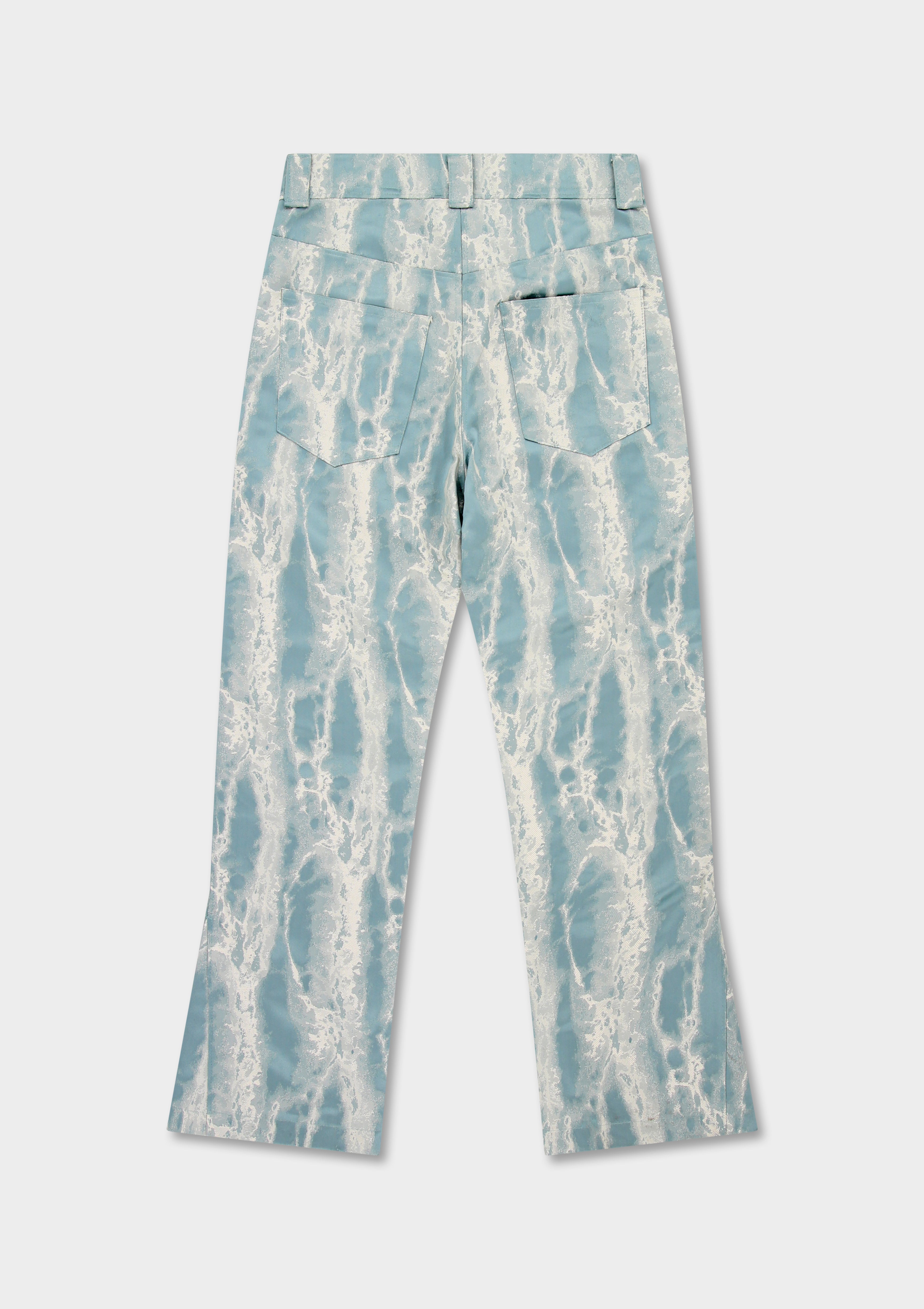 Flared Damask Trousers