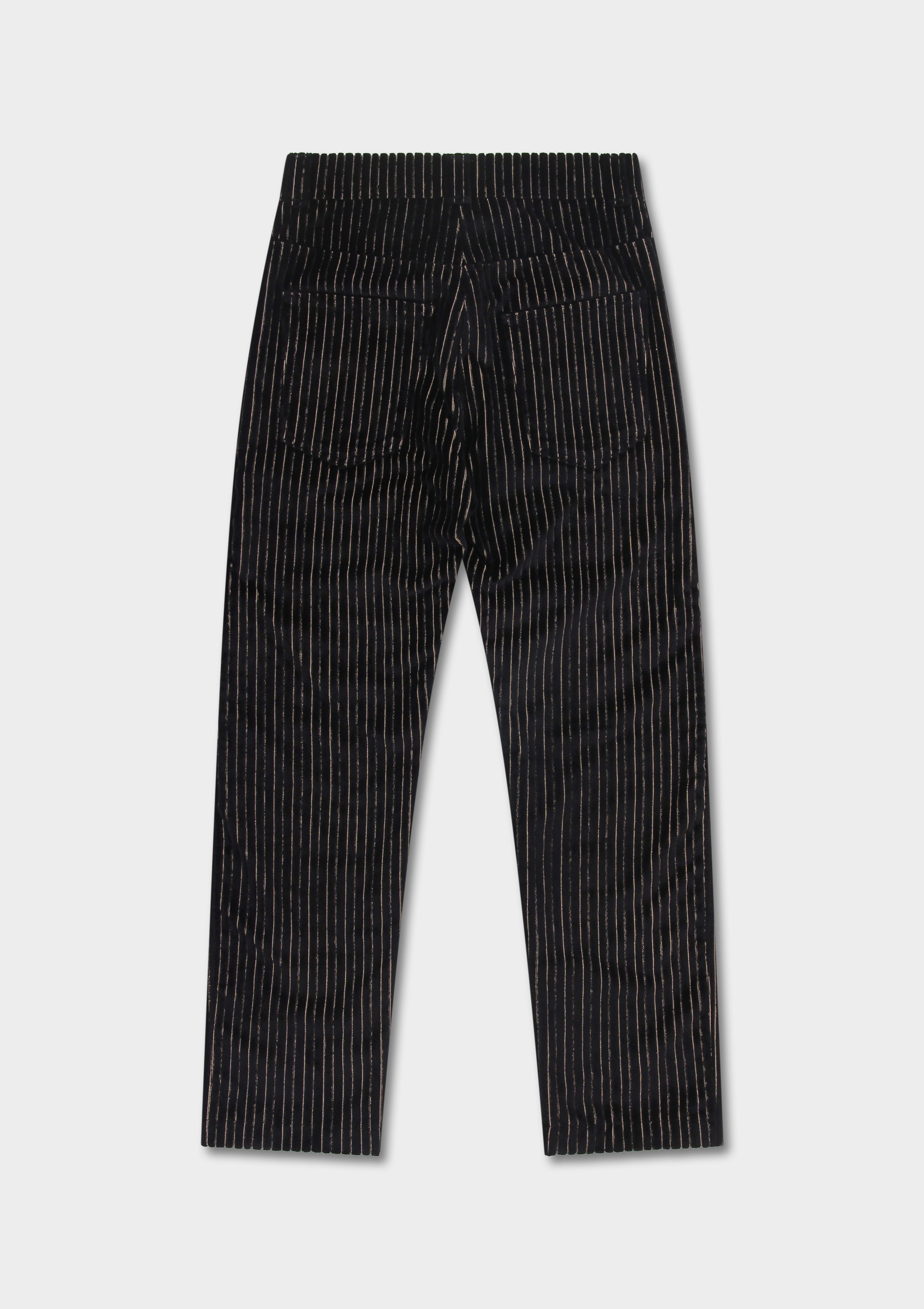 Stripe Jacquard Velvet Trousers