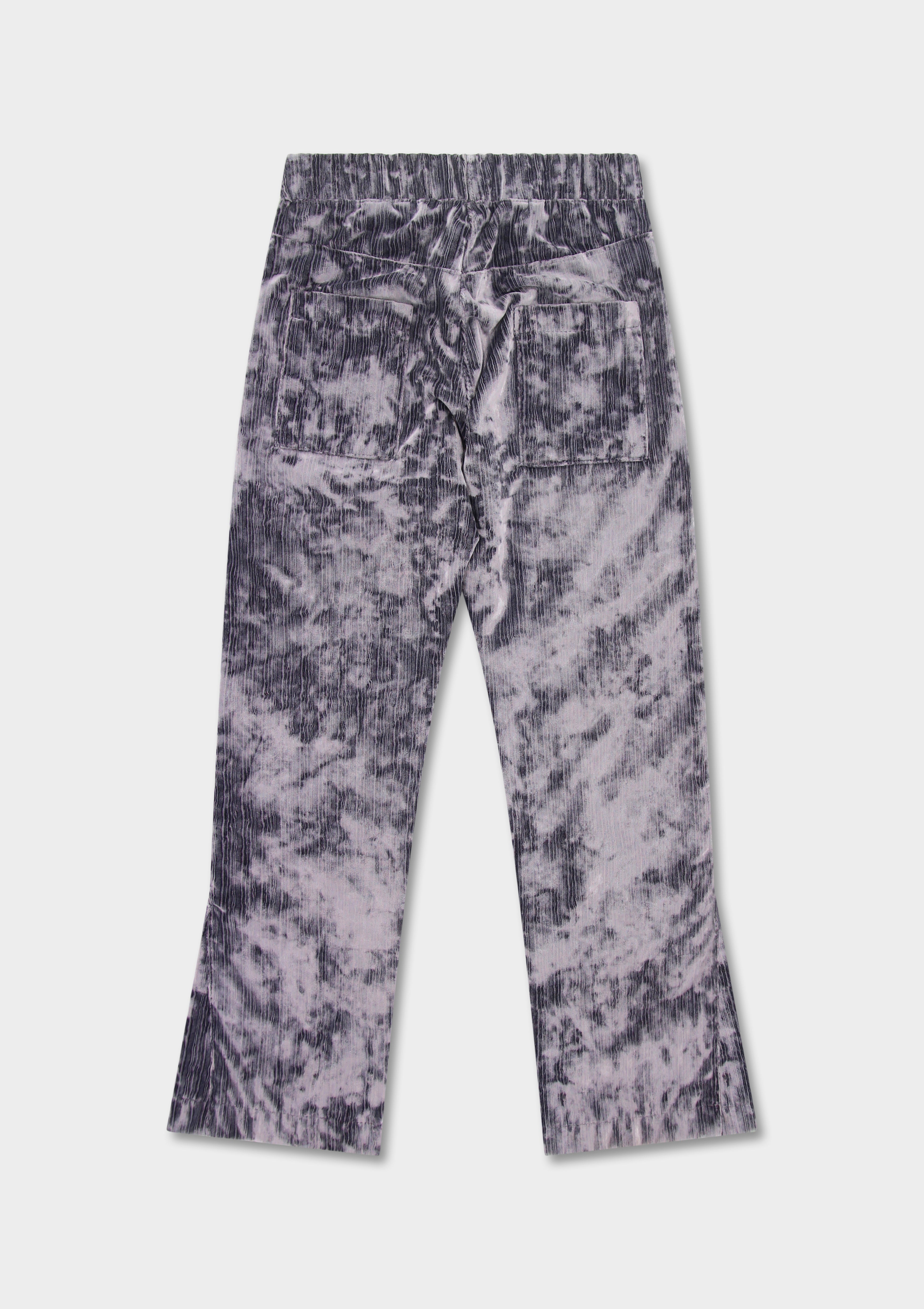 Flared Jacquard Velvet Pant