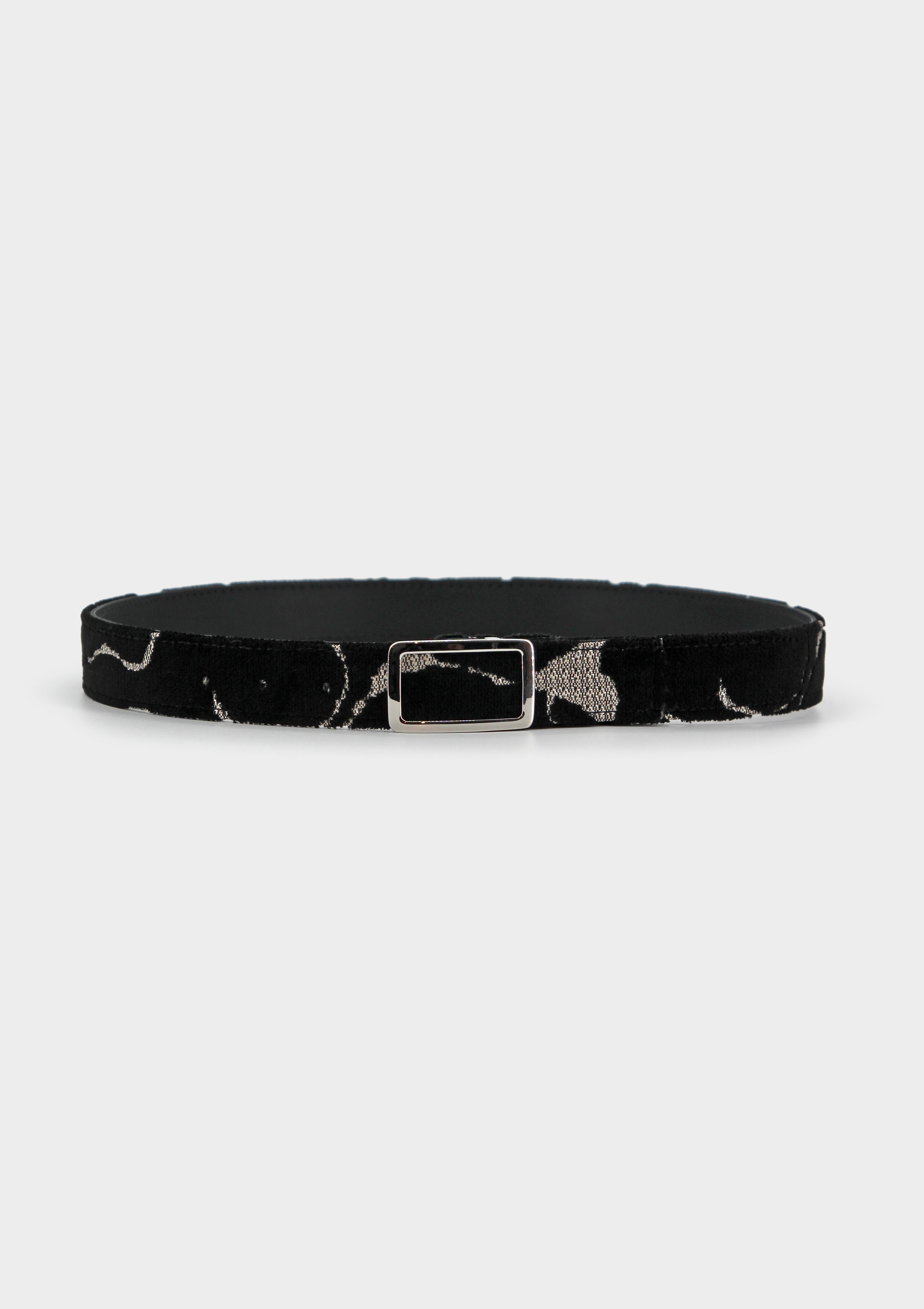 Jacquard Velvet Belt